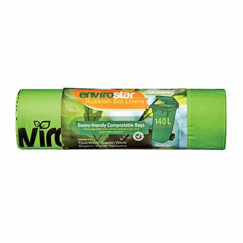 Envirostar Compostable Green Liner 140Lt Roll 12 Carton 144