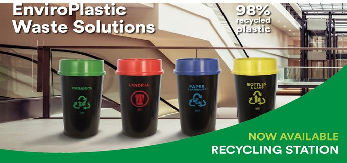 Bin Recycling Station Blue