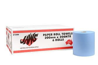 Hand Towel Auto Cut Blue 200m 6 / CTN